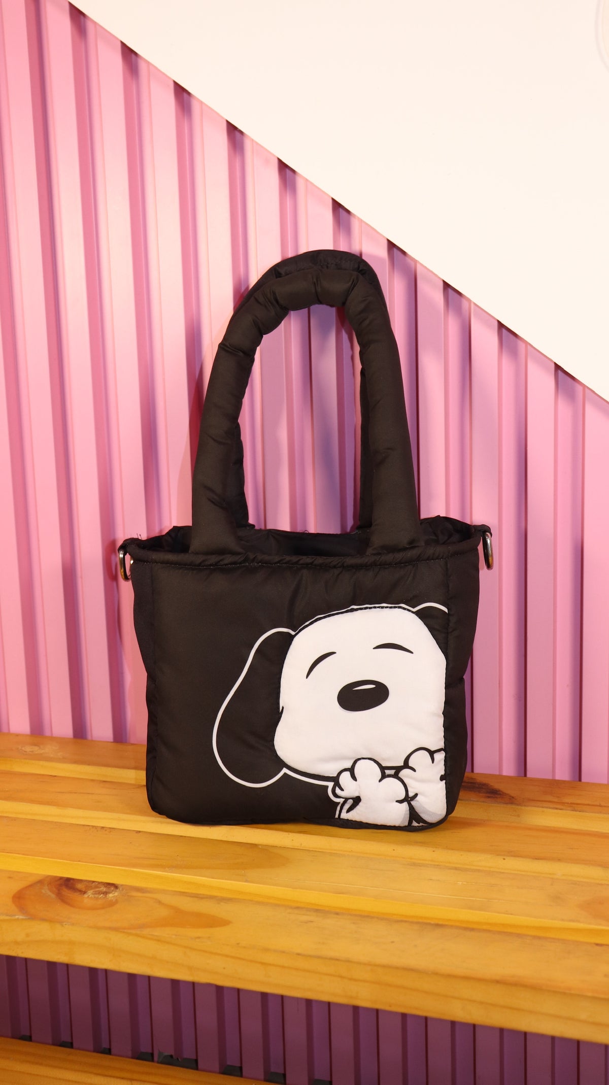 Puffy Minni SNOOPY NEGRO