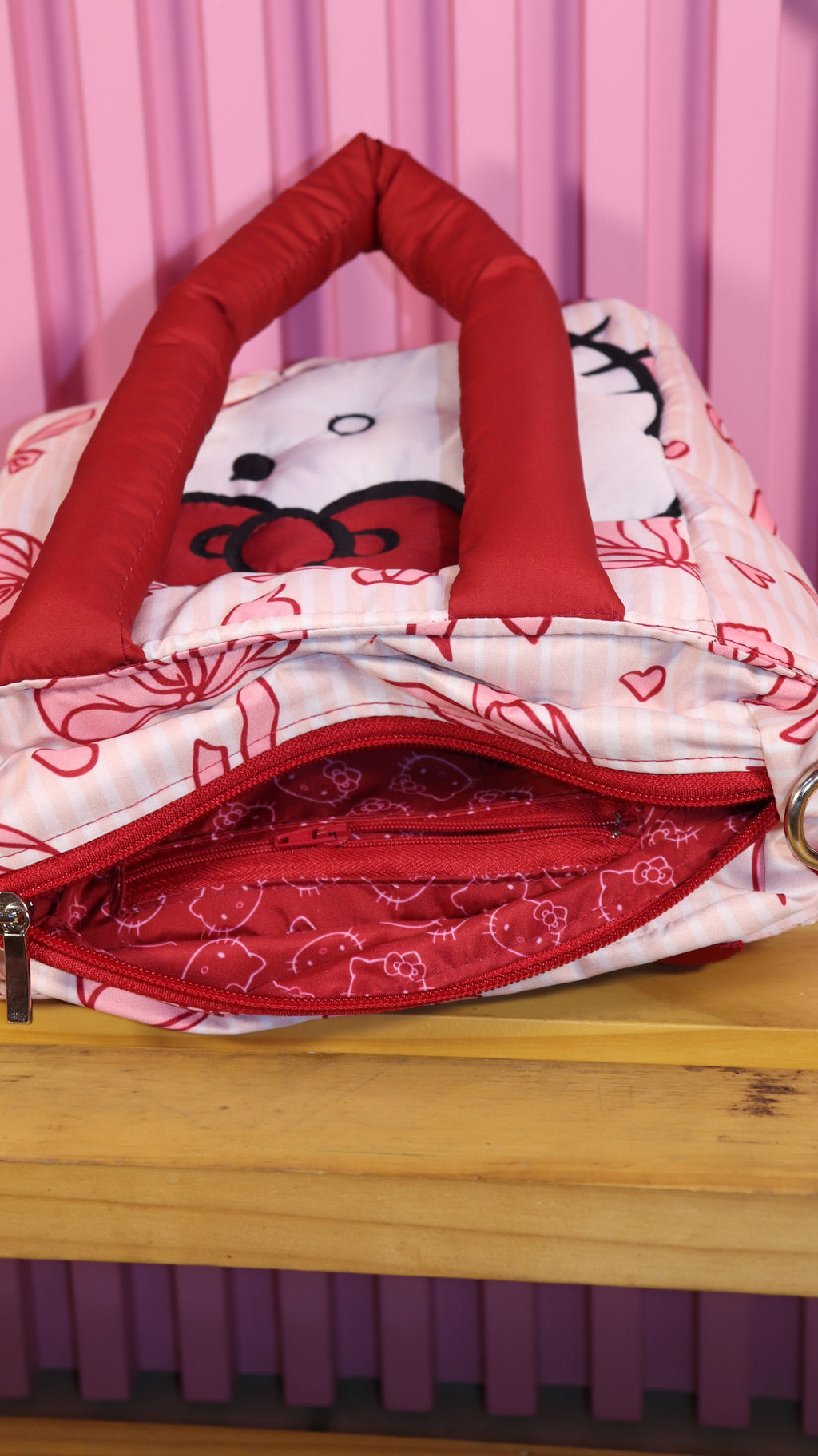 Puffy Minni HELLO KITTY FUCSIA