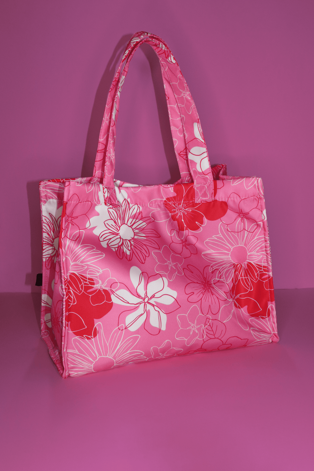 Totebag FLORES FUCSIA